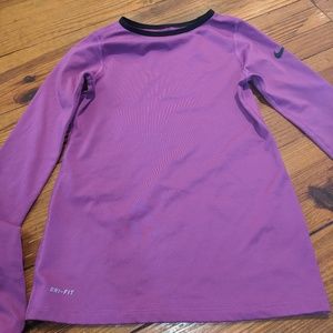 Nike pro shirt for girls